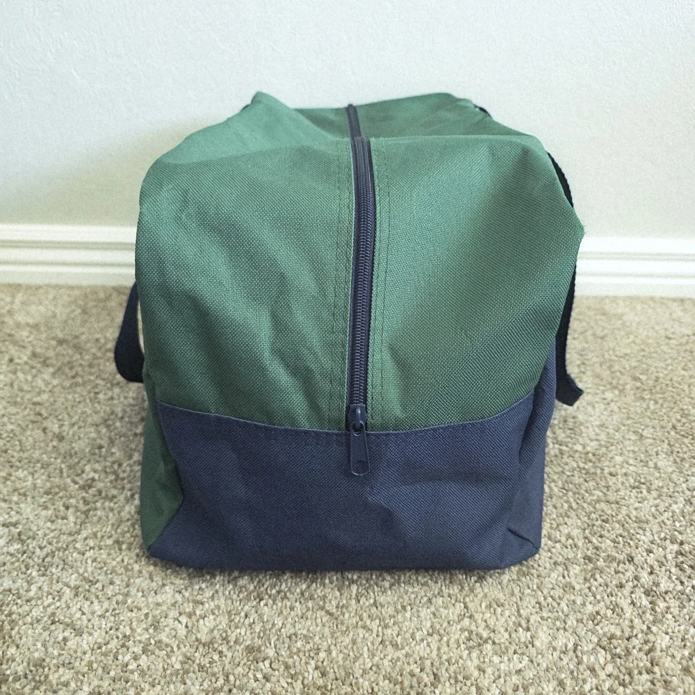 Utah Jazz Retro Promo Duffle Bag Basketball Gym Bag Navy Blue Green Yellow